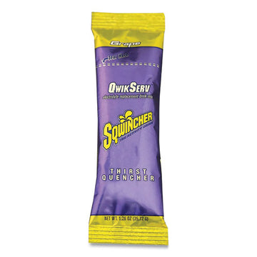 Sqwincher® Thirst Quencher Qwikserv Electrolyte Replacement Drink Mix, Grape, 1.26 Oz Packet, 8-pack freeshipping - TVN Wholesale
